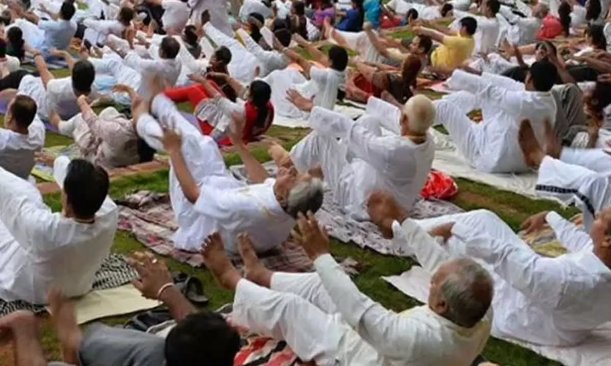 Yoga Day held in Vijayawada