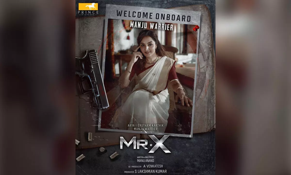 Manju Warrier onboard for Pan india movie Mr. X