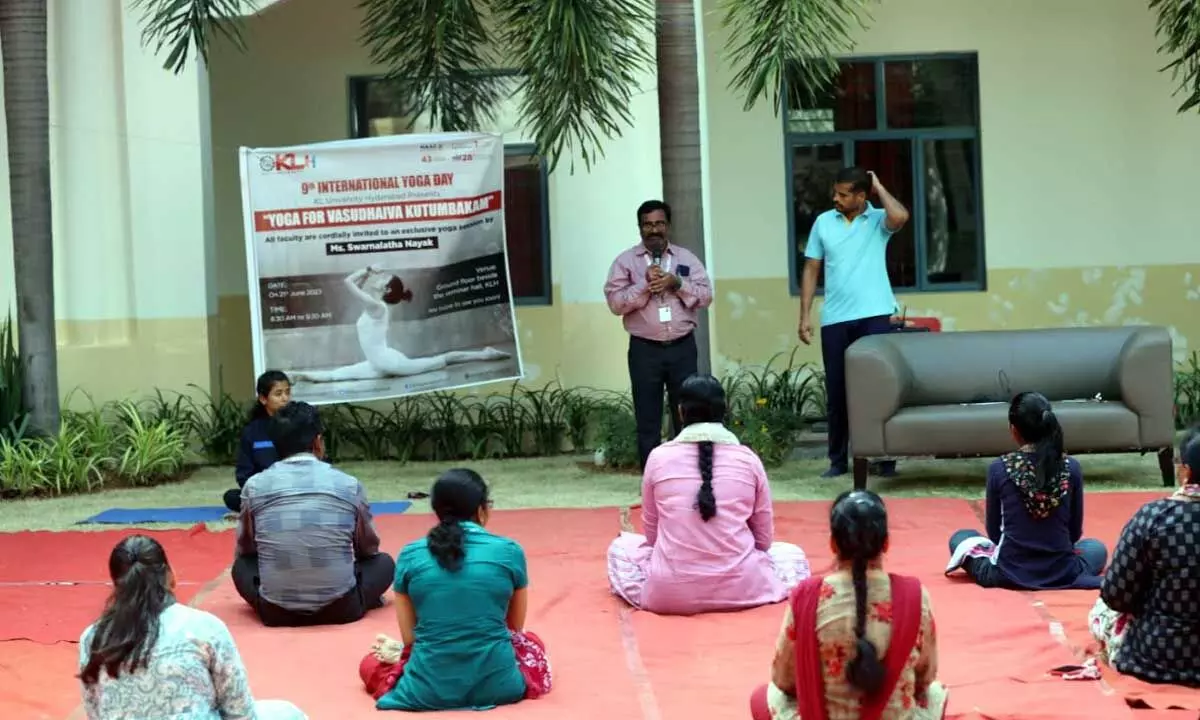 KL Hyderabad Celebrates International Yoga Day