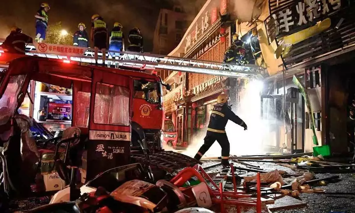 Explosion at barbecue restaurant in China kills 31