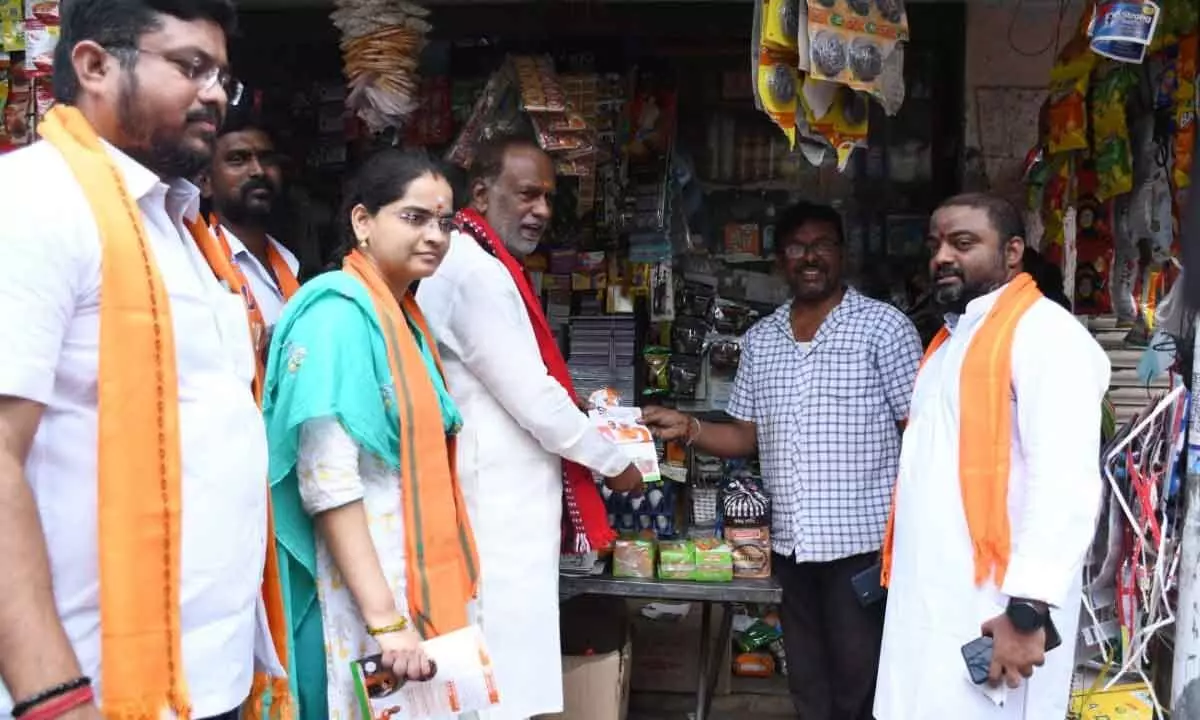 BJP in Telangana to reach out 35 lakh  household in single day today