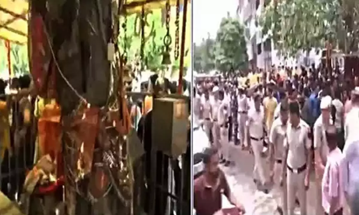 Clash between Police and Locals in Mandawali area of  Delhi