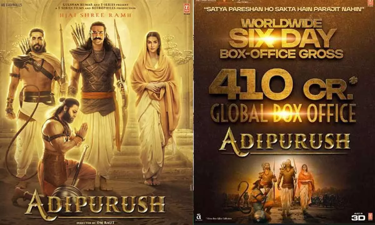 ‘Adipurush’ crosses Rs 400 Cr in six days globally