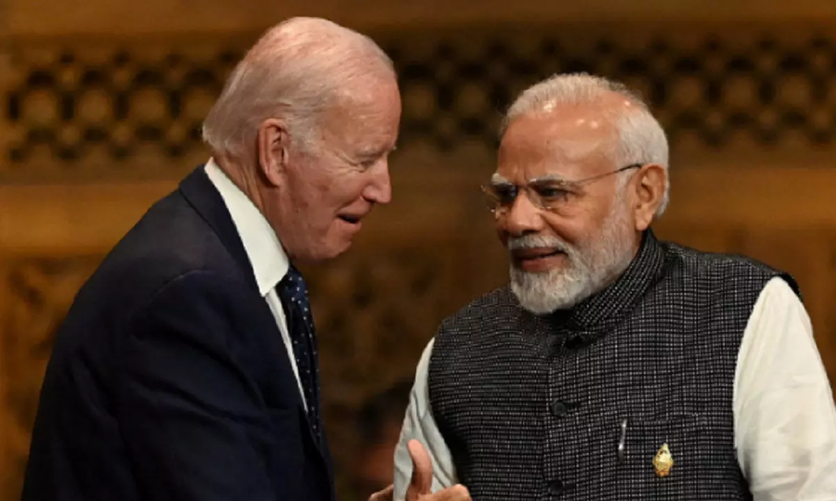 India and US are walking Shoulder to Shoulder-Modi Tells Biden