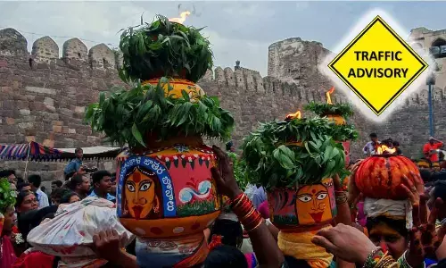 Hyderabad: Traffic restrictions for Golconda Bonalu celebrations