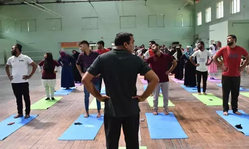 MANUU Observes International Yoga Day