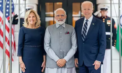 PM Modi Arrives At White House