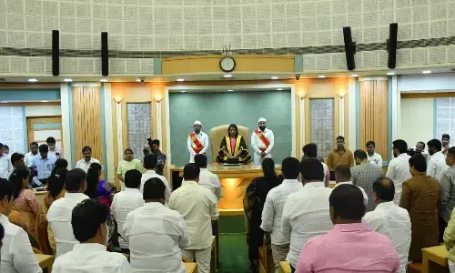 Tributes paid to Telangana Martyrs at GHMC general body meeting