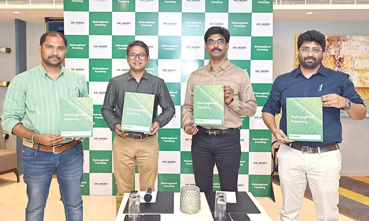 The launching of Growero Technologies Pvt Ltd at Hotel Novatel in Vijayawada on Friday