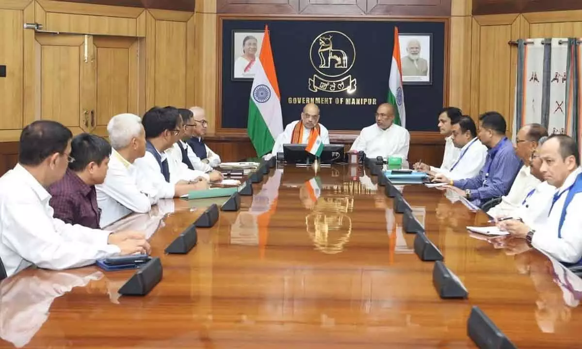 High Level meet on Manipur Situation Begins in Delhi