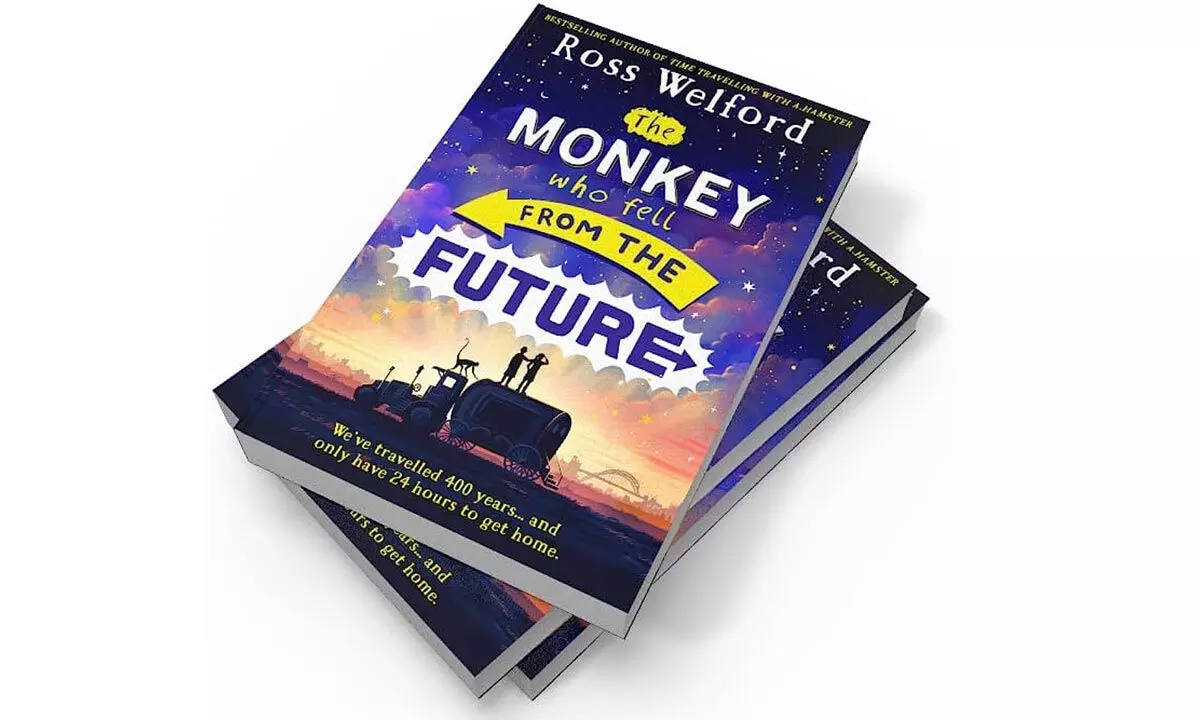 The Monkey who fell from the future by Ross Welford Book