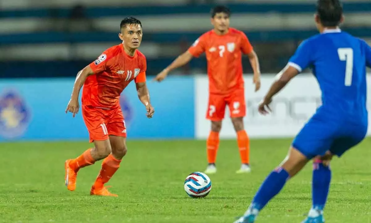 India outplay Nepal 2-0, qualify for semis