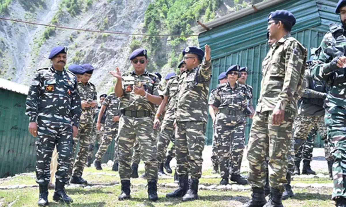 DG CRPF reviews operational readiness for Amarnath Yatra