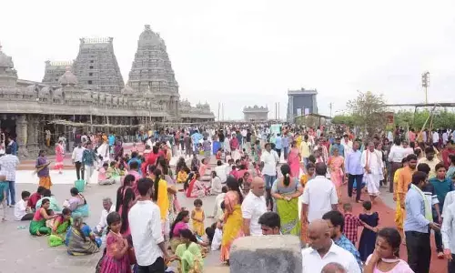 Yadadri witnesses huge pilgrim rush