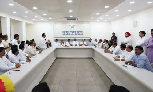 Telangana Congress election strategy committee meeting held in Delhi