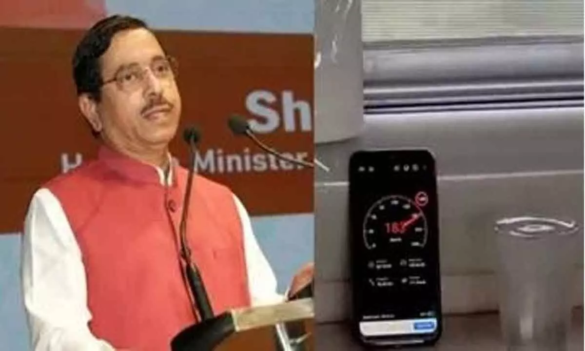 Water in glass does not spill even on Vande Bharat Express at 180 km/h: Prahlad Joshi