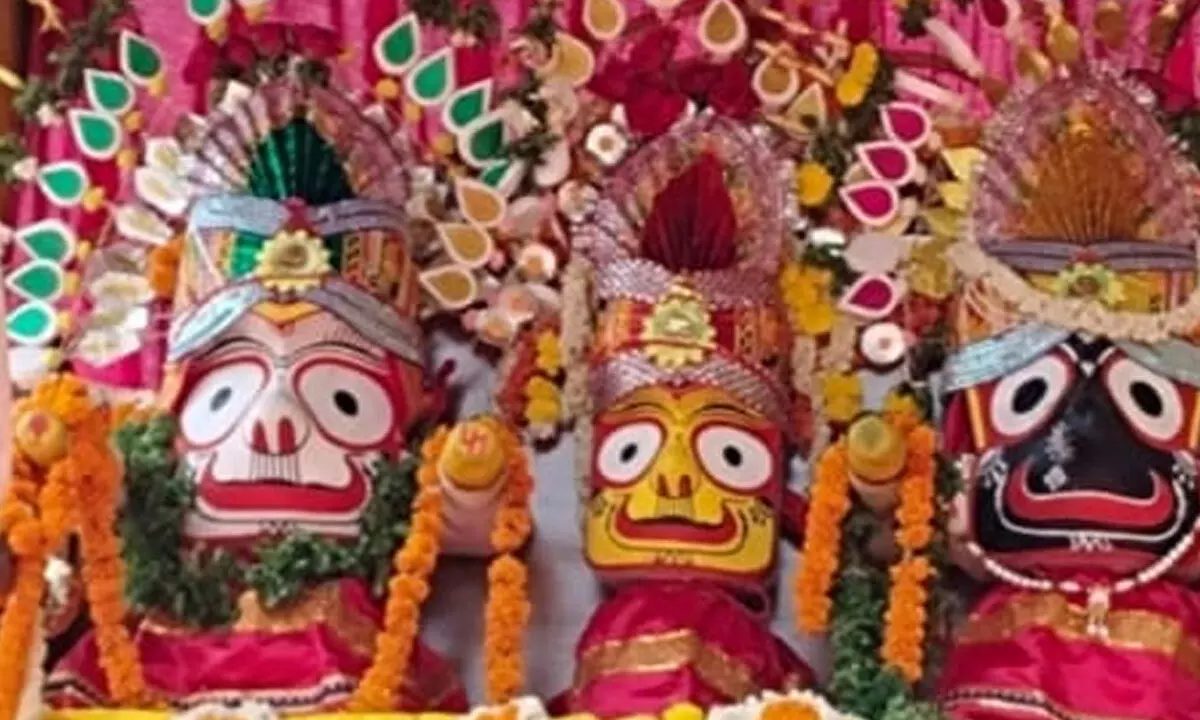Bahuda yatra’ of lord Jagannath along with His siblings Lord Balabhadra and Devi Subhadra