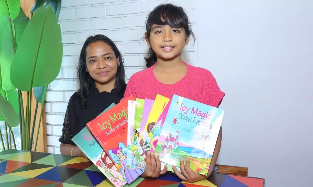 Aanya with her mother Pooja Garg