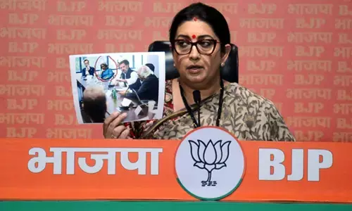 Smiriti Irani attacks Rahul Gandhi for his alleged links with George Soros