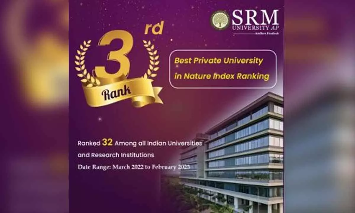 SRM University-AP gets Nature Index ranking