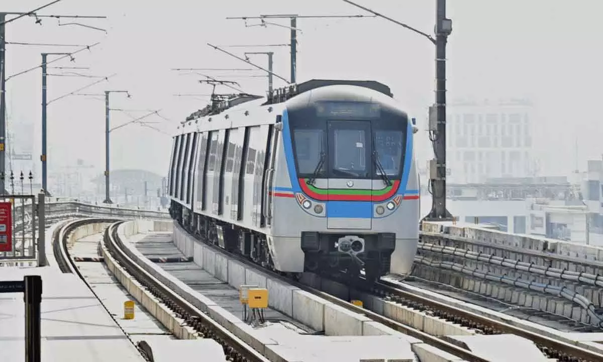 Hyderabad Metro Corridor II train to run with 30-min delay