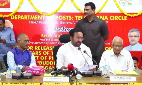 Kishan unveils special cover on 9 years of Telangana formation