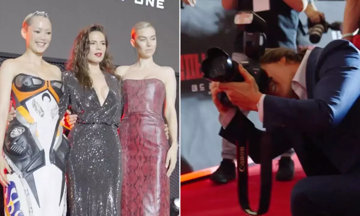 Tom Cruise turns photographer for ‘MI7’ co-stars at Seoul premiere