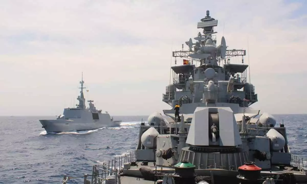 Indian Navy and French Navy conduct maritime partnership exercise