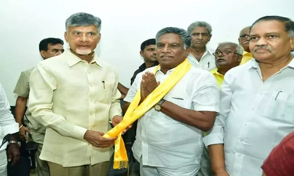 Krishna District YCP general secretary Subhash Chandra Bose joins TDP