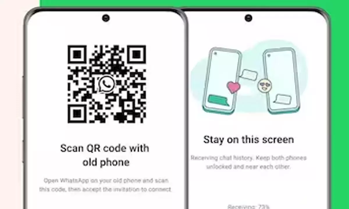 WhatsApp allows transferring chats to new mobile by scanning a QR code