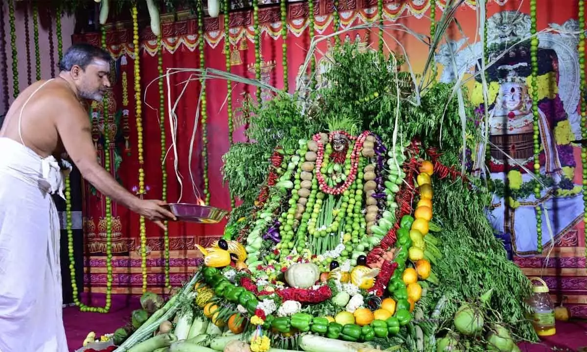 3-day Sakambari festival begins on Indrakeladri