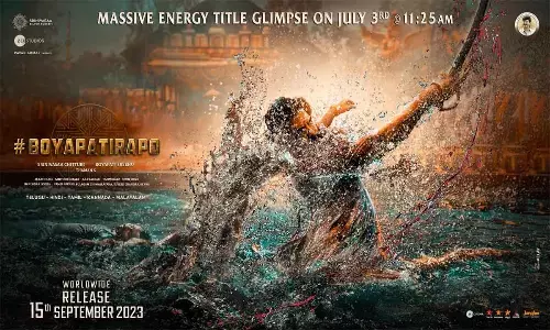 ‘Boyapati RAPO’ gives a major update; title glimpse to be out tomorrow