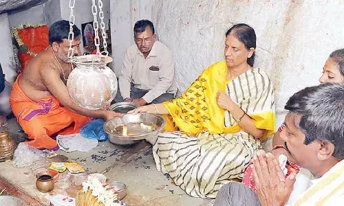 Education Minister Sabitha Indra Reddy announces initiatives for temples development, preservation