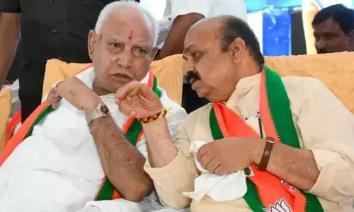 Selection of opposition leader by high command; Yeddyurappa in Delhi