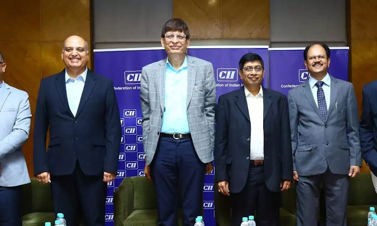 CII representatives at the conclave in Visakhapatnam on Monday