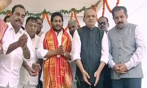 YS Jagan lays foundation stone for Amul project at Chittoor dairy