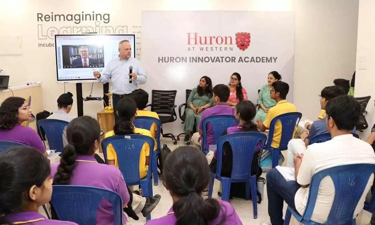 Student ingenuity & innovations: Huron \Innovator Academy’s first time in India with Lighthouse Learning Group of Schools