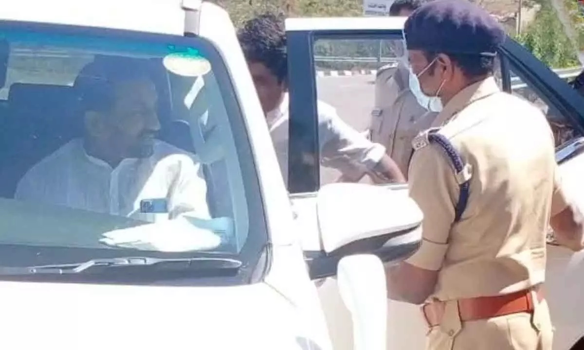 Dubbaka MLA Raghunandan Rao arrested in Hakimpet