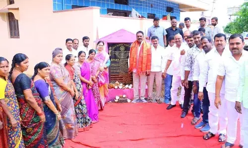 MLA Prakash Goud launches Rs 1.22 cr development projects in Rashid Guda
