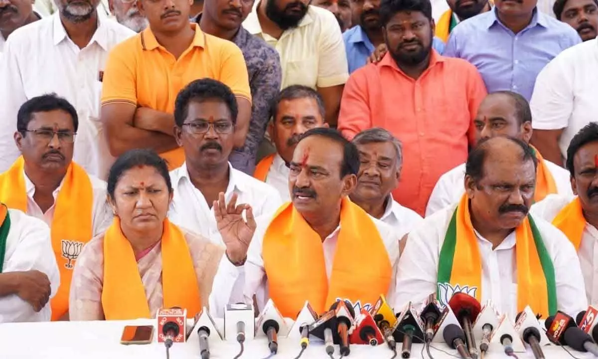 BJP has a fair record in Warangal, says Eatala