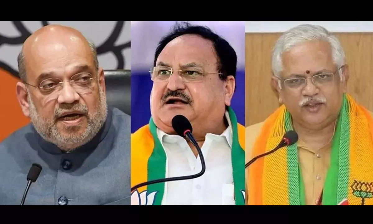 Shah, Nadda, BL Santosh meet and discuss Modi cabinet reshuffle