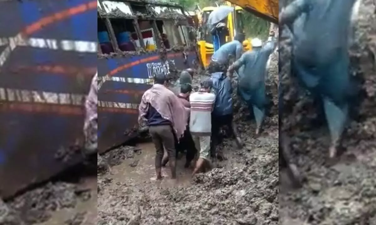 Two killed as landslide hits bus in J&Ks Doda