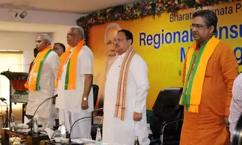 Nadda holds six hour meeting with southern states BJP presidents. Likelyt to chantge Karnataka and Kerala state presidents