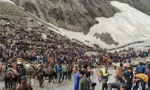 Amarnath Yatra pilgrims optimistic despite suspension due to rains
