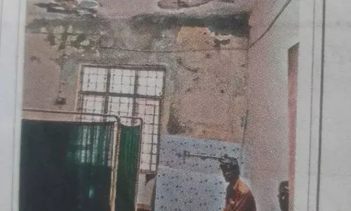 A health centre in Rayadurg mandal.