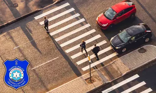 Hyderabad Traffic Police implements measures for pedestrian safety and convenience