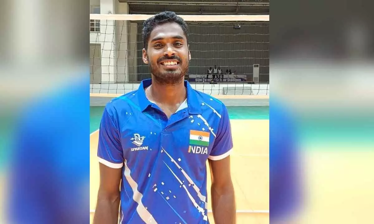 Jagatsinghpur boy Rahul selected for Indian volleyball team