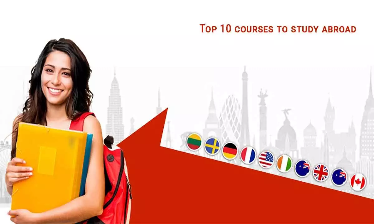 Top 10 courses to study abroad