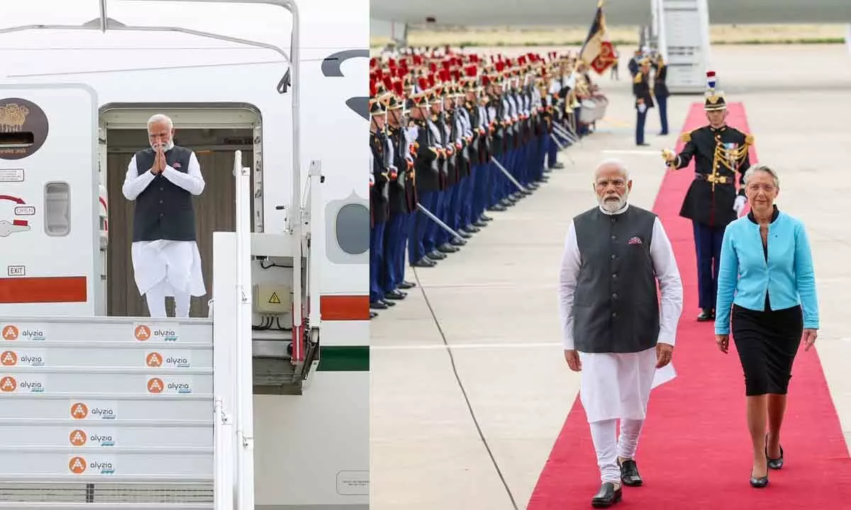 PM Modi arrives in Paris on official visit to boost strategic ties with France