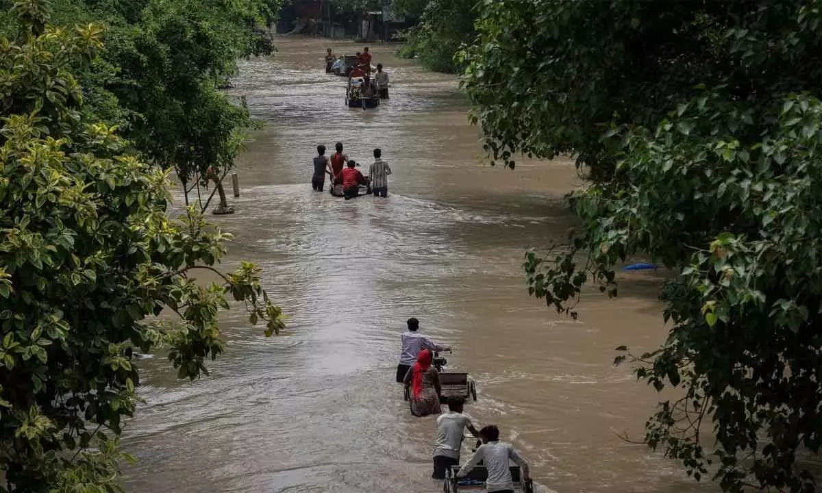 Delhi Rains: Widespread Flooding Disrupts Life In Delhi As Yamuna River Continued To Swell